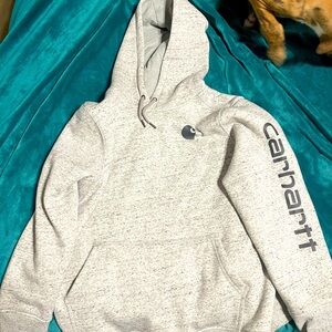 Carhartt Gray Hoodie Sweatshirt